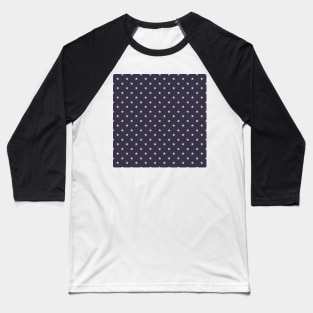 Pink / Purple Stars Pattern Baseball T-Shirt